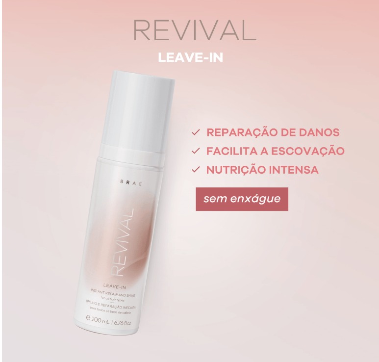 Braé Revival - Leave-in Reconstrutor 200ml - Imagem 3