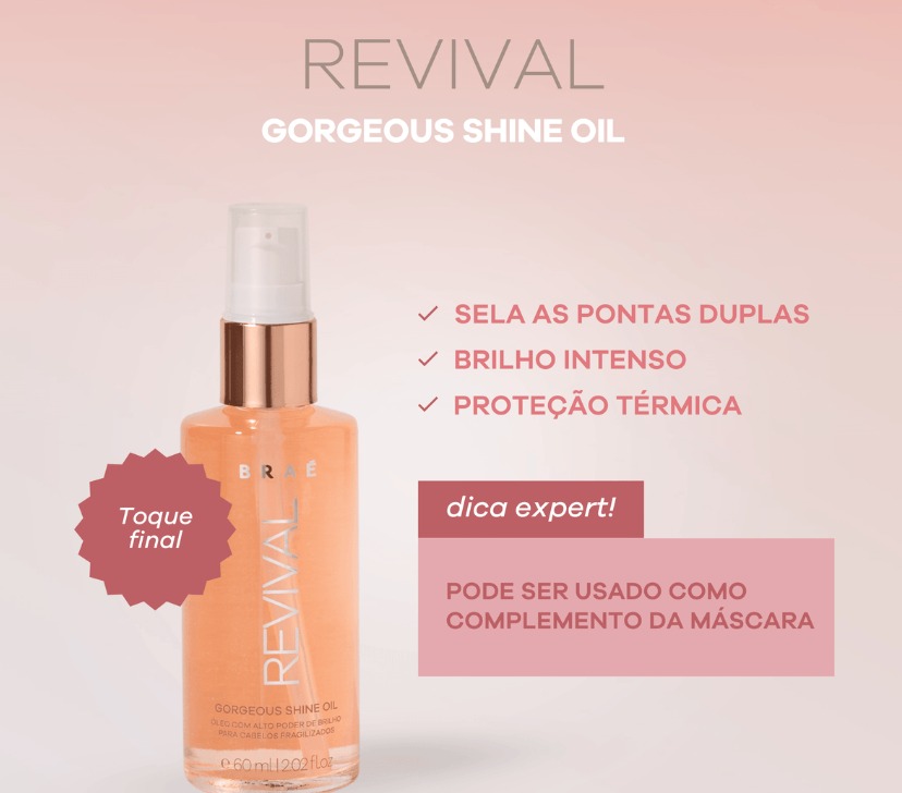Braé Revival - Gorgeous Shine Oil 60ml - Imagem 3